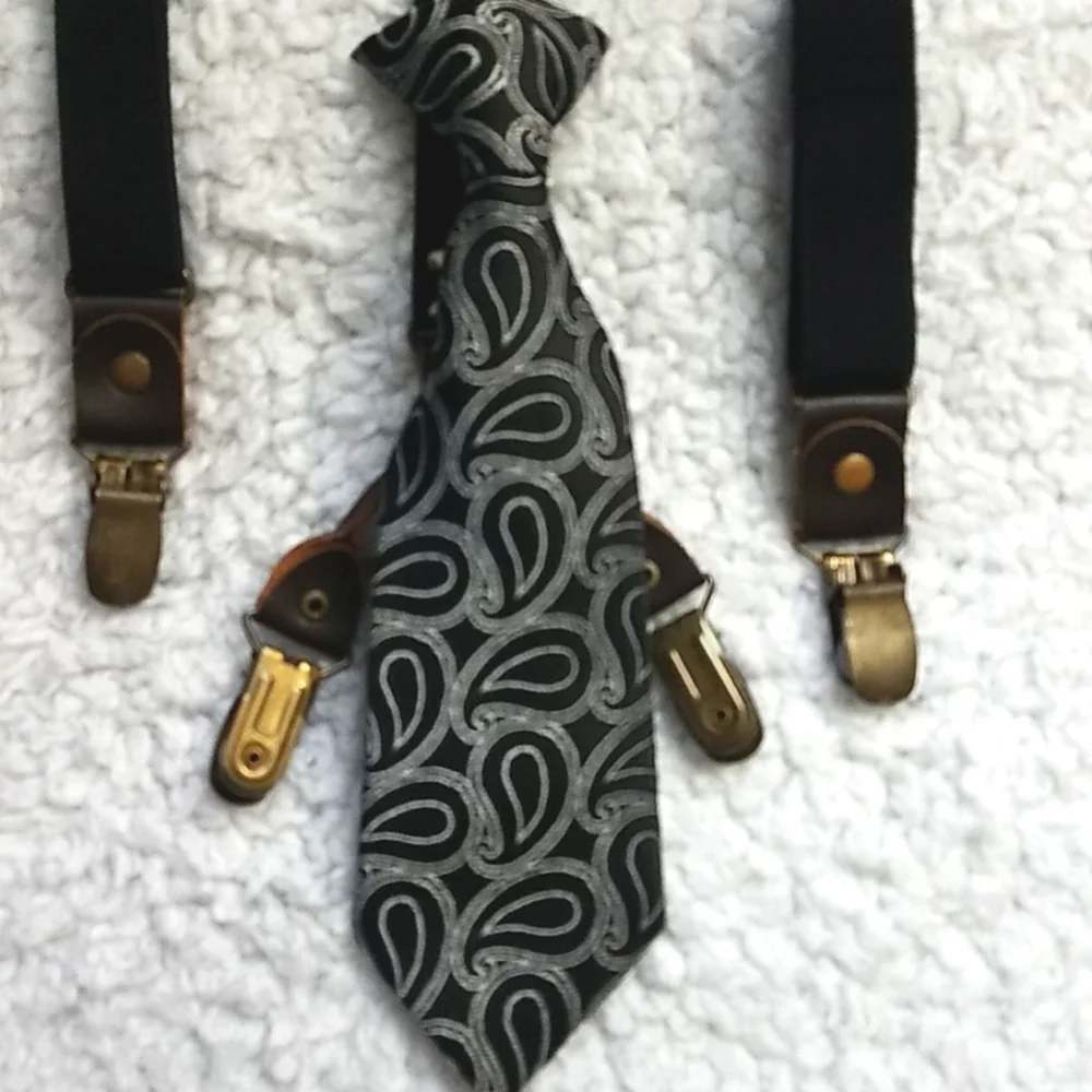 Boy's Toddler bundle Bundle of Suspenders and ties.